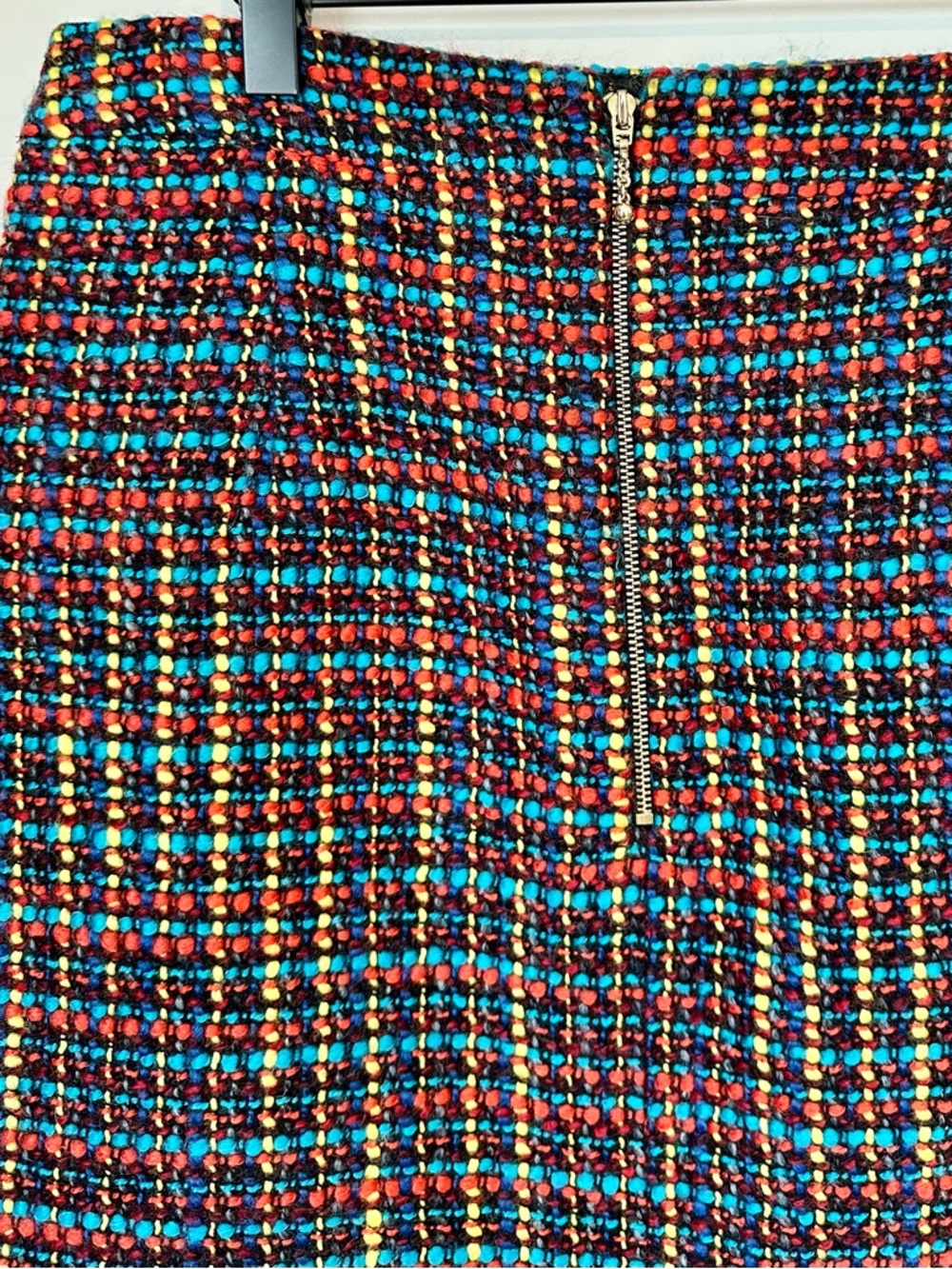kate spade Rainbow Multicolor Tweed Pencil Judy Skirt - Size: 10 - Picture 6 of 8